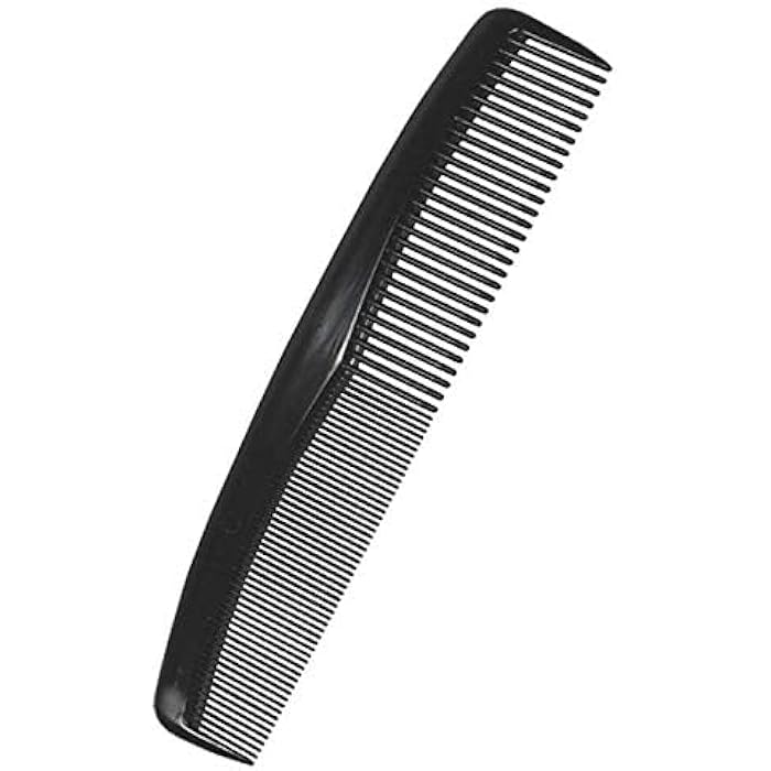 Hair Combs Plastic Pockets Combs Fine and Standard Dental Hair Cutting Comb Fine Dressing Styling Combs Hairdressing Salon Comb for Women Men Hair Care Tools (Small, 1, Piece) - Image 1